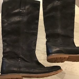 Black Frye Leather boots